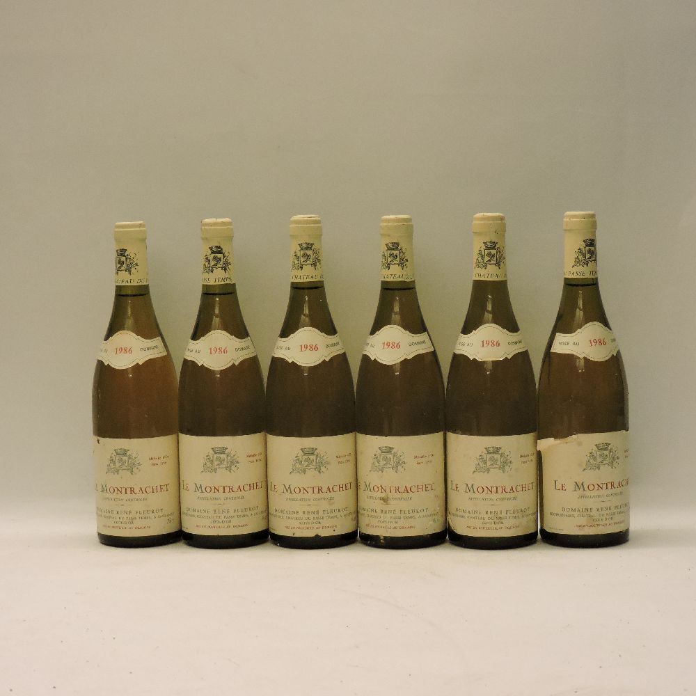 Le Montrachet Grand Cru, Domaine René Fleurot, 1986, six bottles (excellent condition)