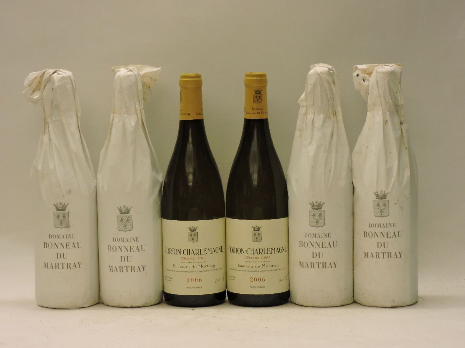 Corton-Charlemagne Grand Cru, Domaine Bonneau du Martray, 2006, six bottles (owc, originally for