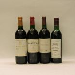 Assorted Red Bordeaux to include one bottle each: Château Pichon-Longueville, Comtesse-de-Lalande,