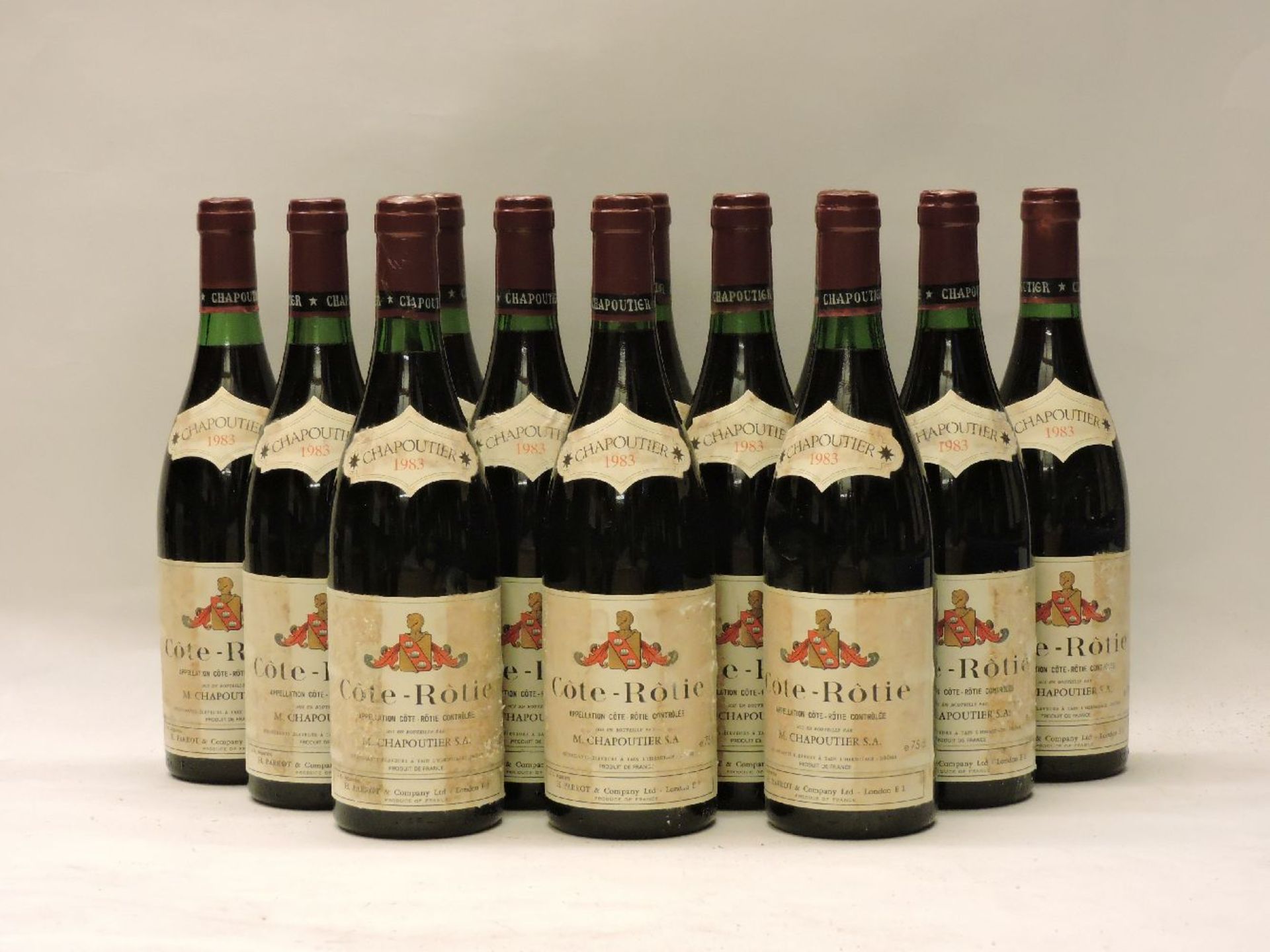 Côte-Rôtie, Chapoutier, 1983, twelve bottles (owc)