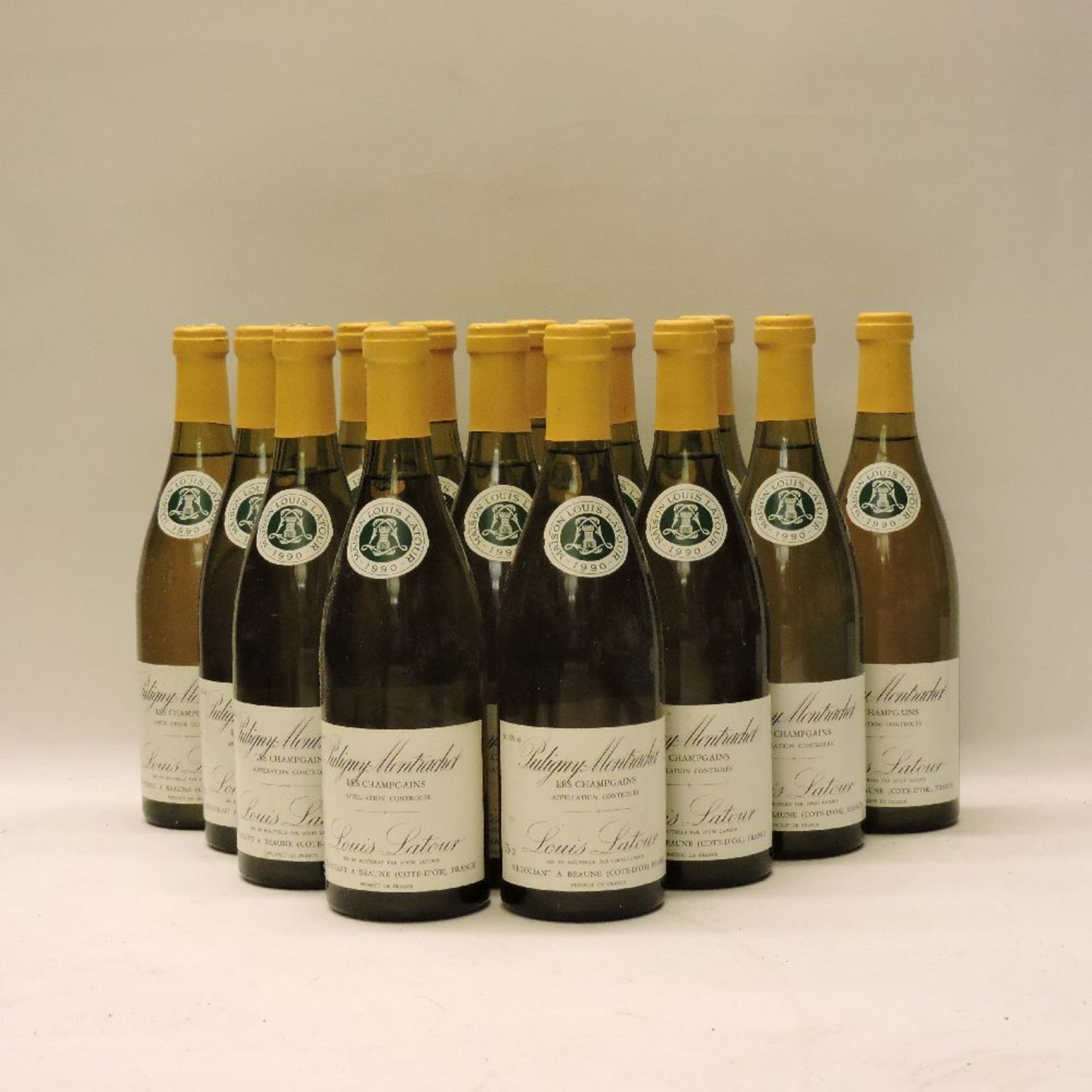 Puligny-Montrachet, Les Champ Gain, Louis Latour, 1990, fourteen bottles