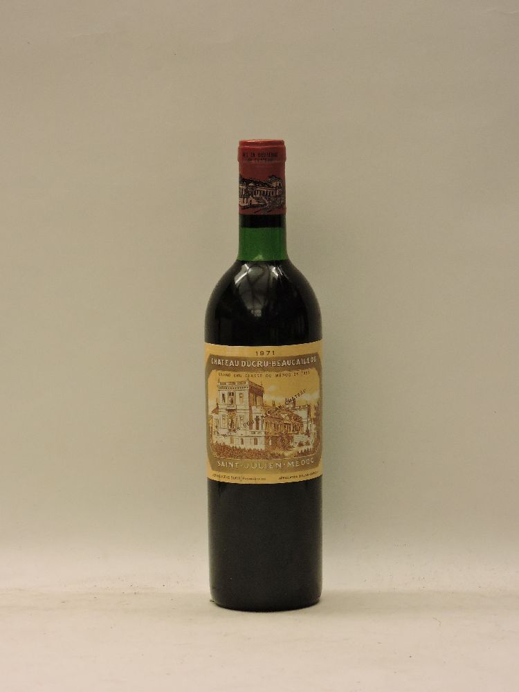 Château Ducru-Beaucaillou, Saint-Julien 2nd Growth, 1971, one bottle (top shoulder)