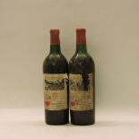Château Calon-Ségur, Saint-Estèphe 3rd Growth, 1961, two bottles (mid shoulder, slight label damage,