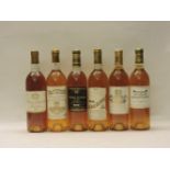 Assorted Sweet Wines to include one bottle each: Château Suduiraud, 1982; Château Filhot, 1988;