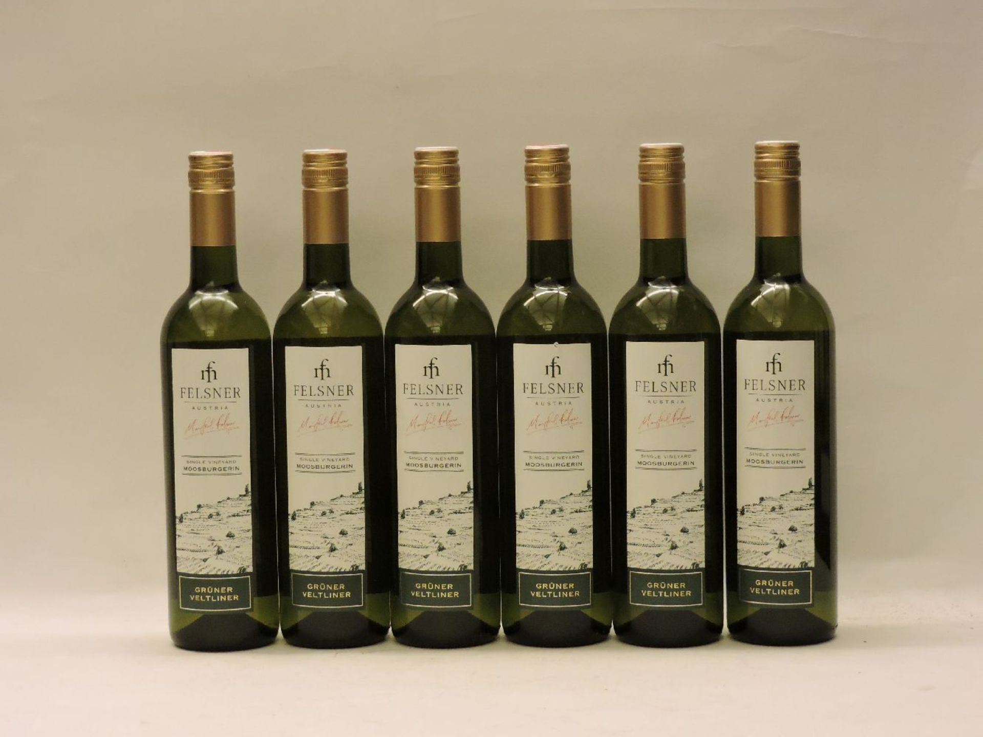 Grüner Veltliner, Felsner, Moosburgerin, 2015, six bottles (boxed)