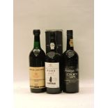 Assorted Port to include one bottle each: Graham's, 1970; Croft, 1975; Sandeman LBV, 1987, (