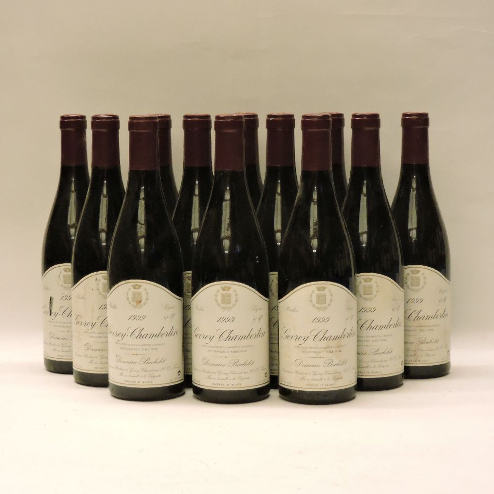Gevrey-Chambertin, Vieilles Vignes, Bachelet, 1999, twelve bottles (slight label foxing)