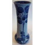 A late-19th/early-20th century Moorcroft MacIntyre Florianware Honesty pattern Vase in two-tone