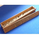 An original late-19th century pine-cased 'The Angler Game' (made in Germany),