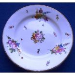 An early 19th century Nantgarw Plate;