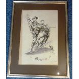 Leon Reni-Mel (1893-1960), limited edition (418/500) lithograph, 'Aux Armes-America!',