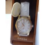 A gentleman's boxed Omega Automatic wristwatch,