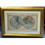 A limited edition colour map engraving,