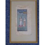 A 19th century Indian gouache on paper study;