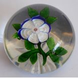 A fine Baccarat paperweight;