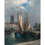 Albert Tibule FURCY DE LAVAULT (Saint Genis 1847 - clérac 1915)Port de La Rochelle (?)La Rochelle