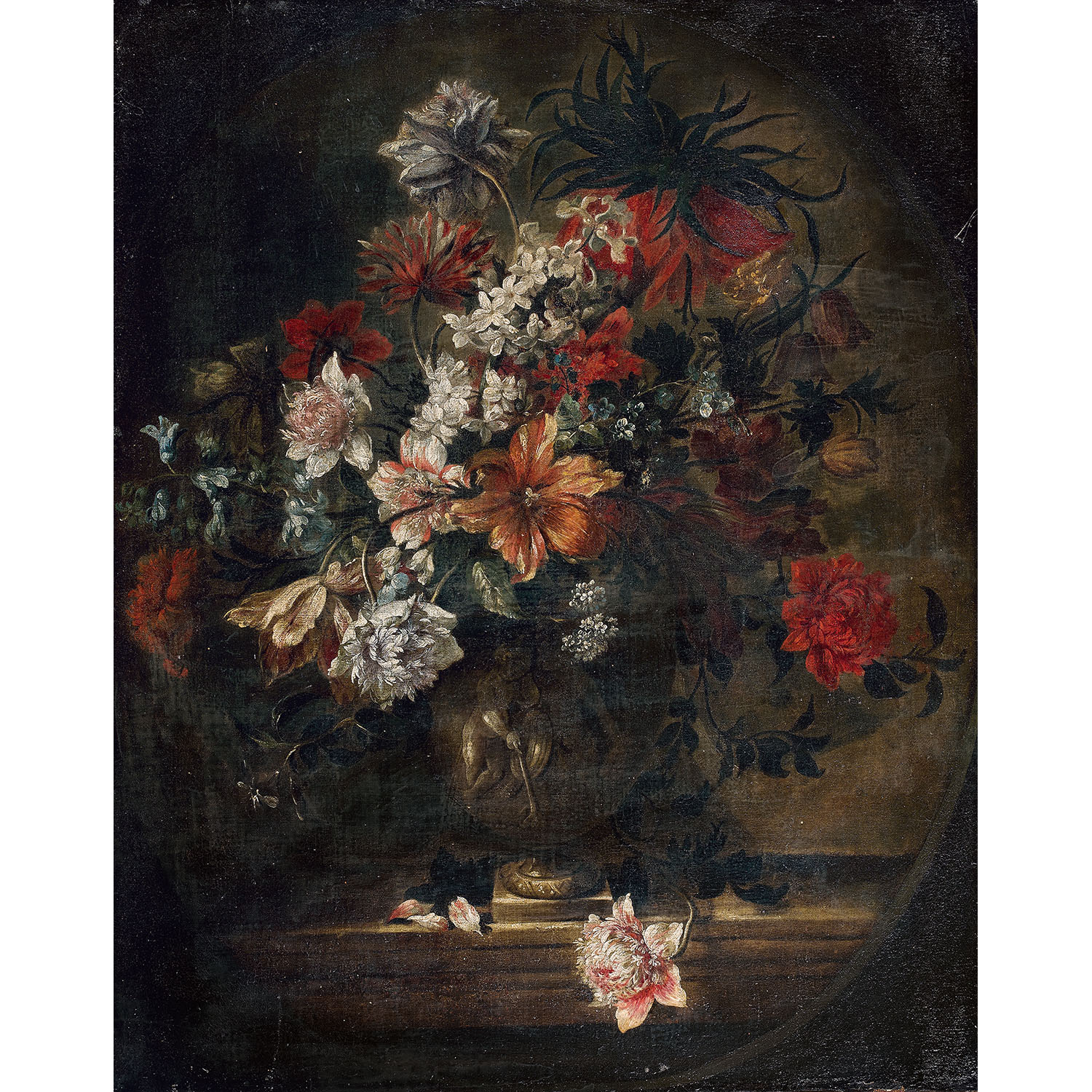 Attribué à Jean-Baptiste BLIN de FONTENAY (1653 - 1715)Bouquets de fleurs Attr. to J.Blin de - Bild 2 aus 2