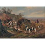 Maurice-Etienne DANTAN (actif aux XIXe et XXe siècles)La chasse au cerfDeer hunting, canvas,