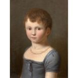 JEANNE-ELISABETH CHAUDET (PARIS, 1767-PARIS, 1832)JEUNE FILLE EN BUSTEHalf-length portrait of a