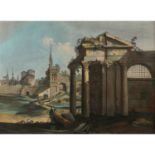 Attribué à Antonio VISENTINI (1688 - 1782)Ruines d’architecture animées Attr. to A. Visentini ,