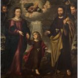 Diego DIEZ FERRERAS (actif à Valladolid au XVIIe Siècle)La trinité terrestreThe Holy terrestrial