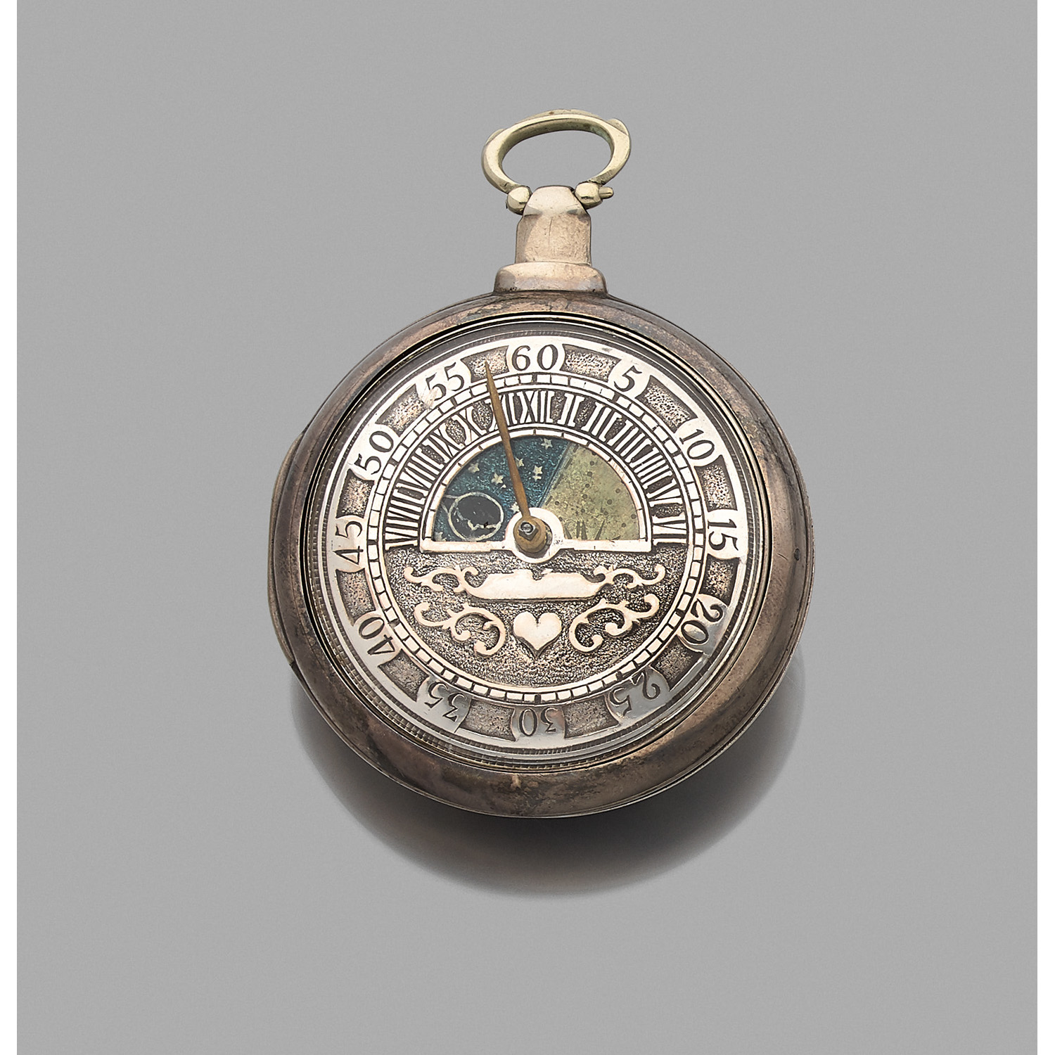 THOMAS ROBINSON LONDONMILIEU DU XVIIIe SIÈCLEMontre de poche de fabrication anglaise en argent