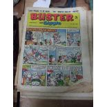 A quantity of comics to include Buster and Giggle, Beano etc.