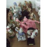 A quantity of assorted figurines.