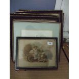 A set of four hunting relating prints together with two other prints. (6)