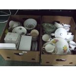 A part Old Royal bone China tea service together with others etc.