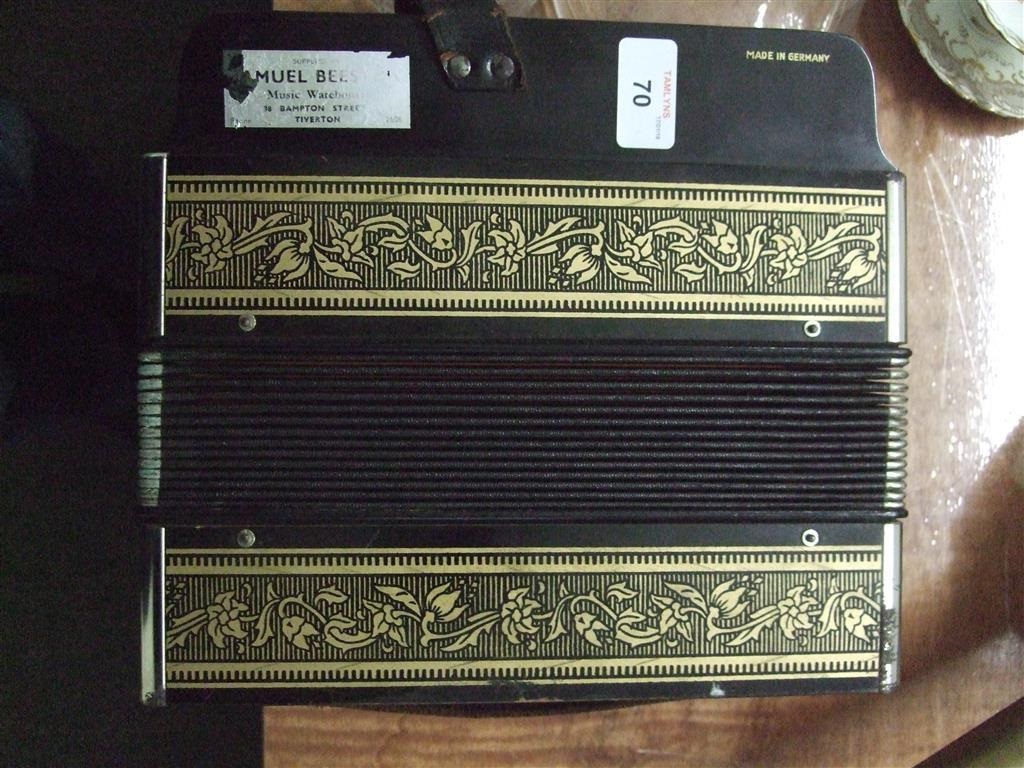 An accordion.
