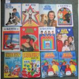 Ten Blue Peter annuals and two 'Cheeky' annuals.