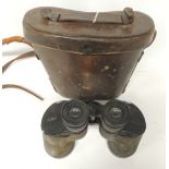 A pair of Spencer Buffalo USA 7x50 binoculars in original leather case