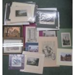 Quantity of unframed prints