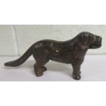 Victorian cast iron nutcracker in the form of a dog