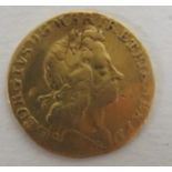 George I 1720 gold guinea coin