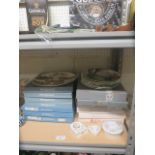 Quantity of collectors plates to include wedgwood, Royal Albert etc and three pieces of Wedgwood '