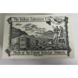 The Balkan Sobranie Cigarettes advertising ceramic advertising dish with lid