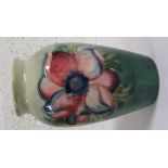 Moorcroft vase decorated with flowers, 10cm high