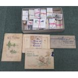 Quantity of loose cigarette cards, mainly loose but to include four booklets