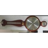 Oak aneroid barometer