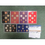 Six cased London Mint coin sets for the years 1978, 1979, 1980, 1981, 1982 and 1984 (6)