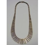 FRINGE NECKLACE MARKED 375,