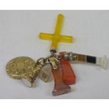 INTAGLIO SEALS, AGATE CROSS,