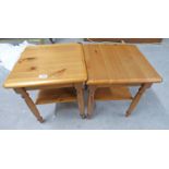 2 PINE TABLES