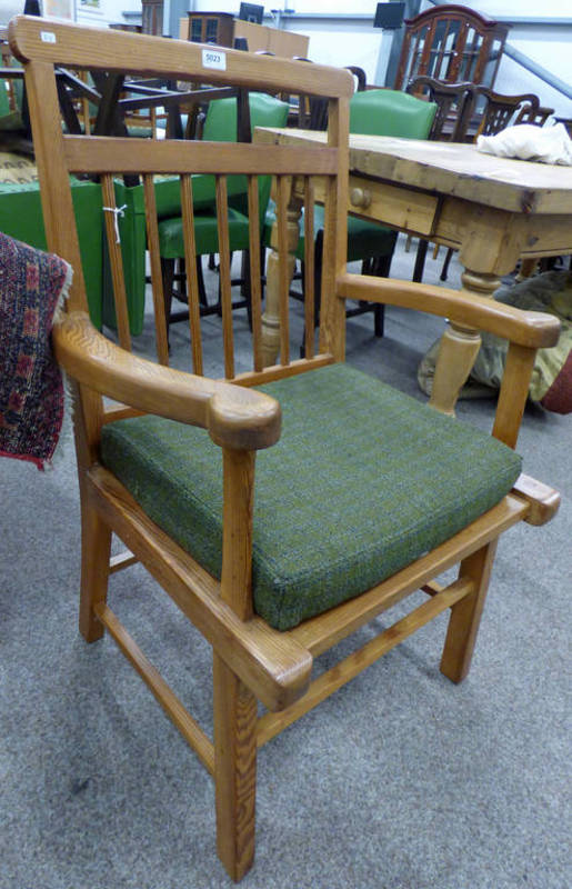 SHETLAND PINE OPEN ARMCHAIR WITH SPAR BACK