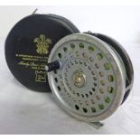 HARDY MARQUIS #8/9 ALLOY FLY FISHING REEL WITH SMOOTH ALLOY FOOT IN HARDY ZI0P CASE