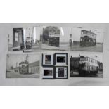 SELECTION OF BLACK & WHITE PHOTOGRAPH RELATING TO TRAMS