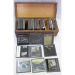 A COLLECTION OF LATE 19TH OR EARLY 20TH CENTURY MAGIC LANTERN SLIDES; PEOPLE/PORTRAITS- INFORMAL,