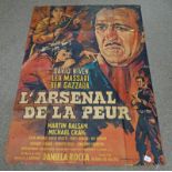 FILM POSTER 'LARSENAL DE LA PEUR' 160 X 115CM